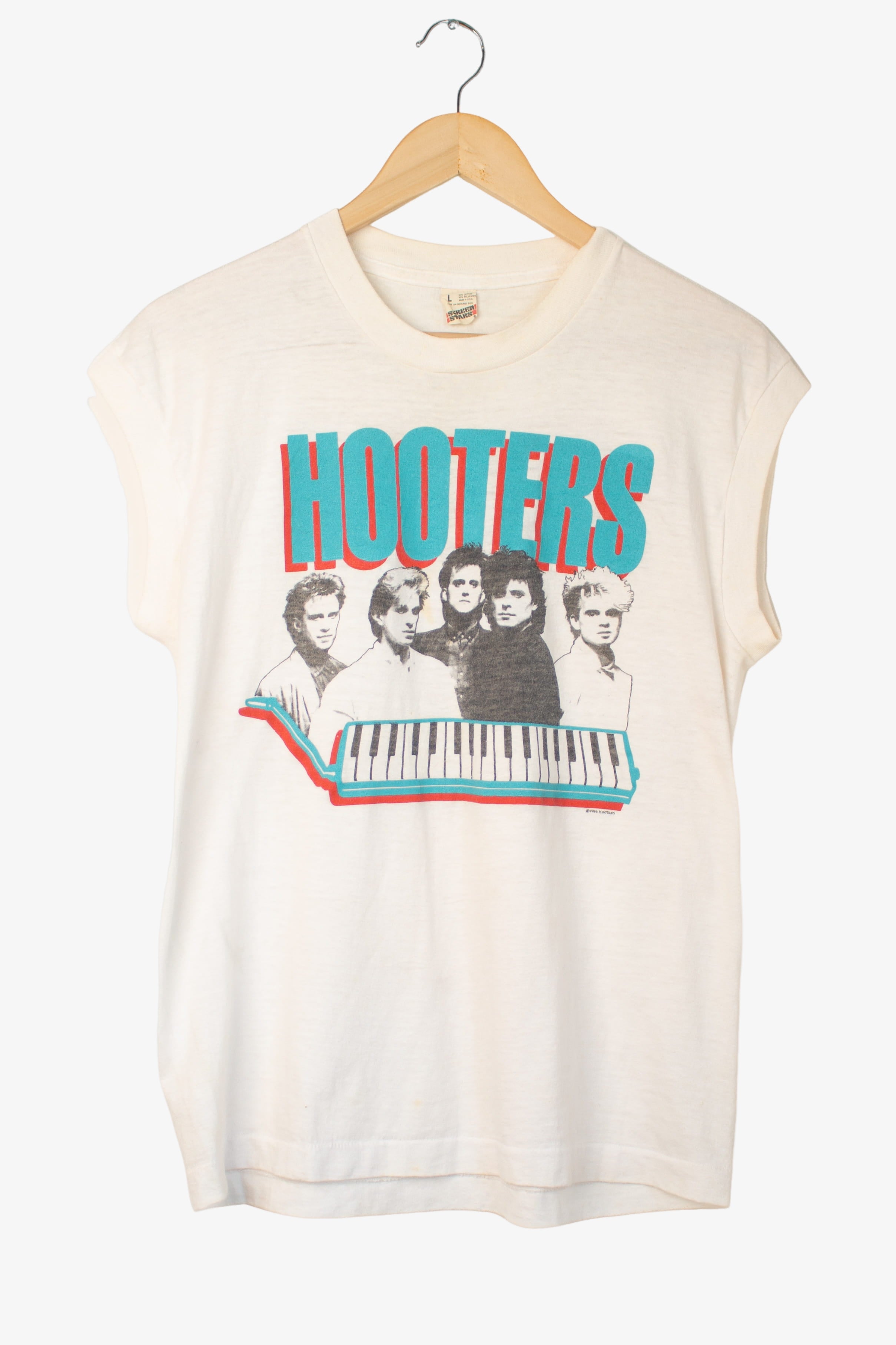 Vintage Hooters Sleeveless Band T-Shirt (1980s)
