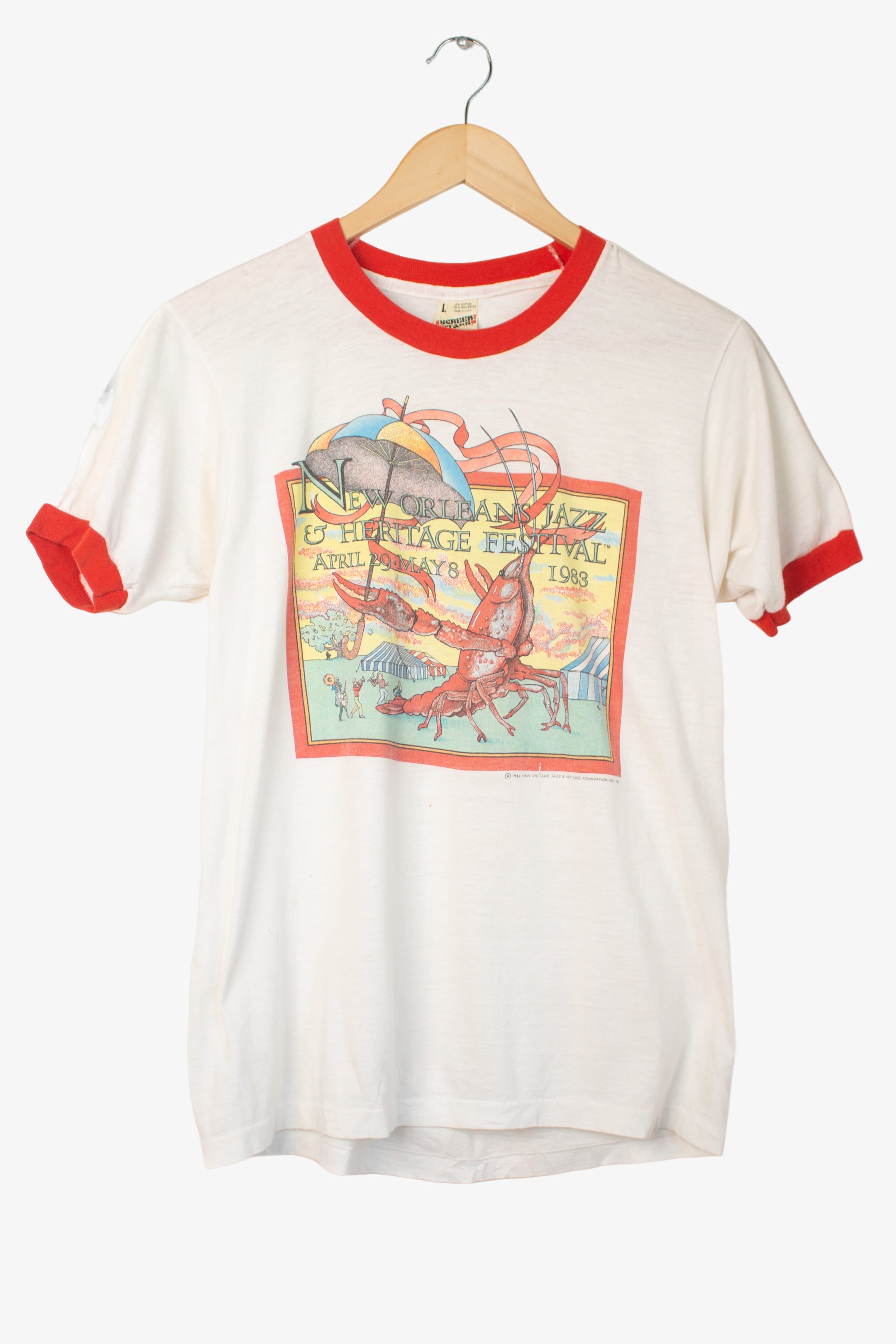 Vintage New Orleans Jazz & Heritage Festival T-Shirt (1983)