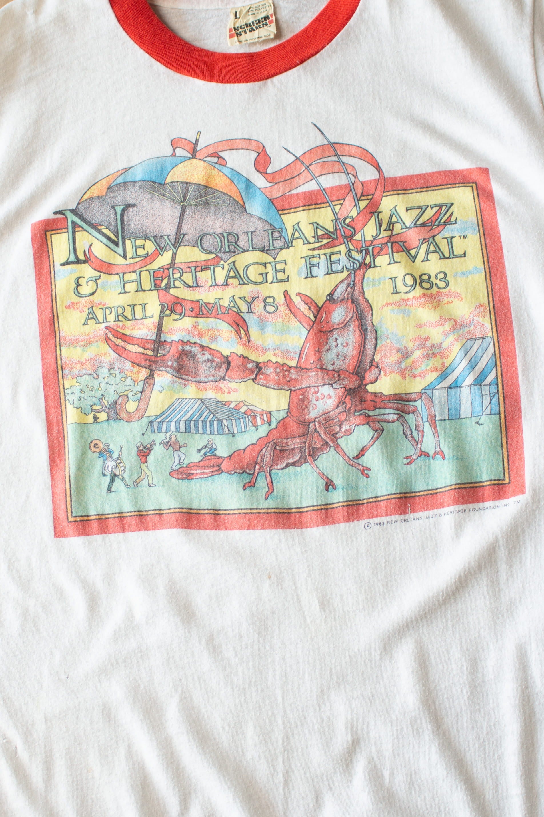 Vintage New Orleans Jazz & Heritage Festival T-Shirt (1983)
