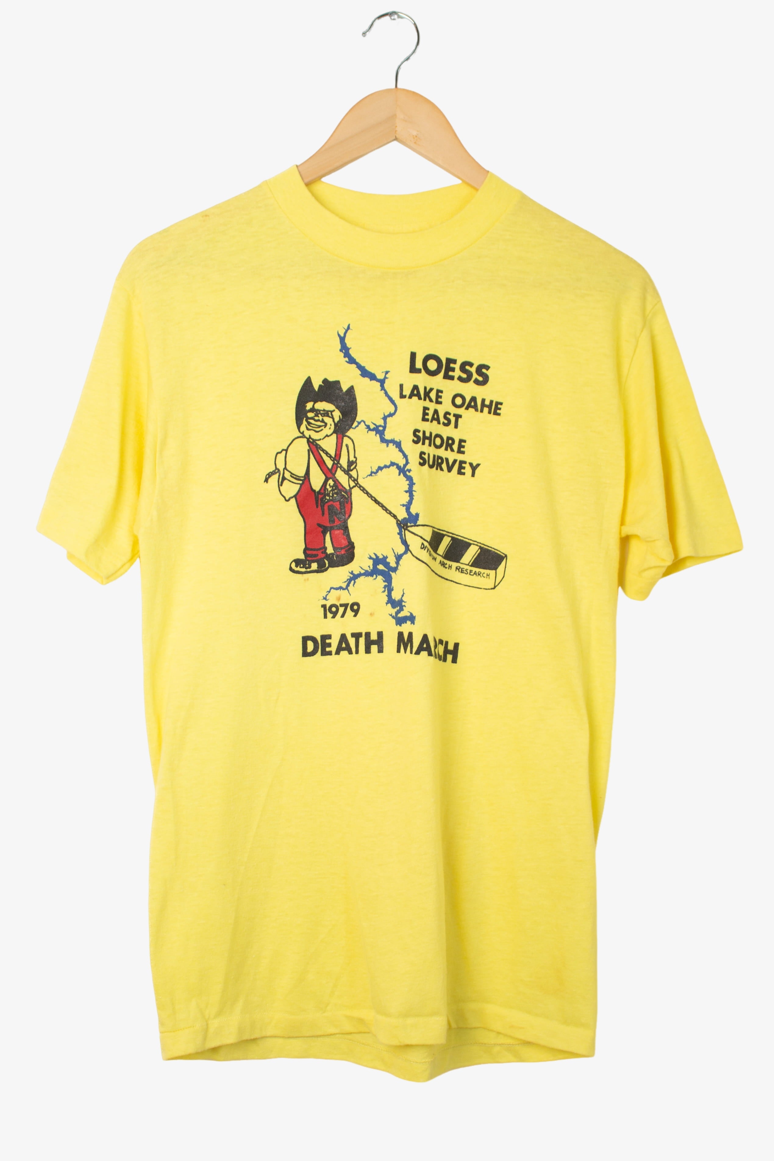 Vintage Lake Oahe Death March T-Shirt (1979)