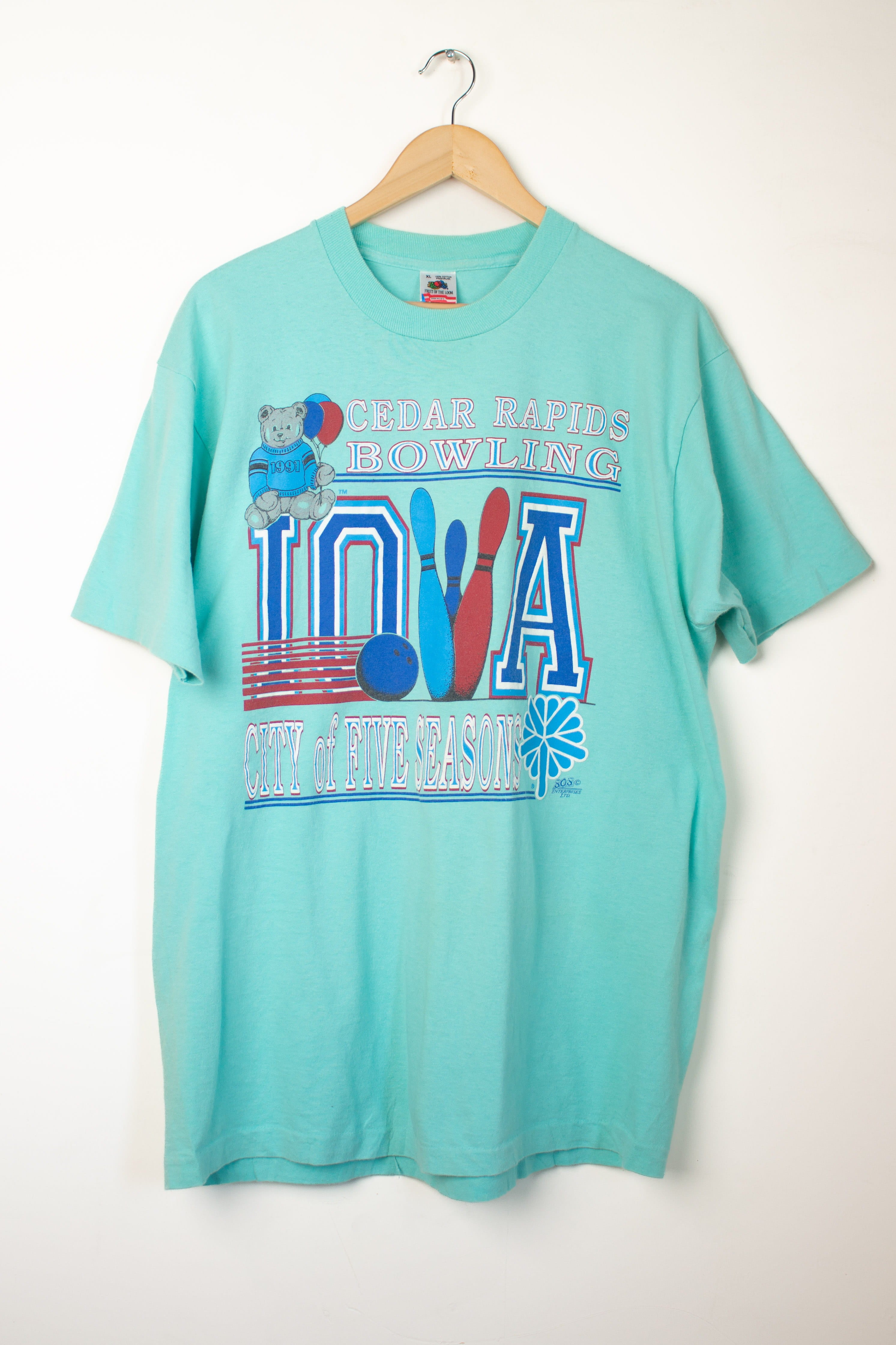 Vintage Cedar Rapids Bowling T-Shirt (1990s)