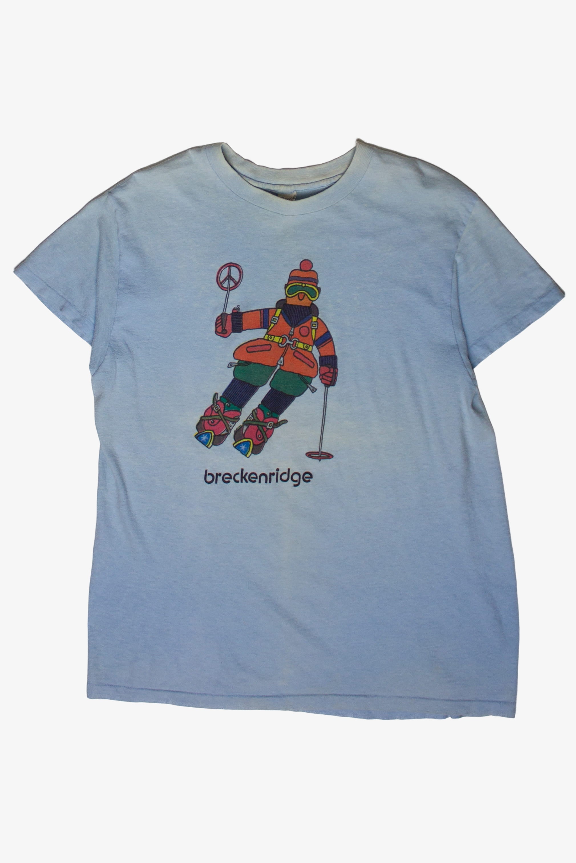 Vintage Faded Breckenridge Ski T-Shirt (1970s)