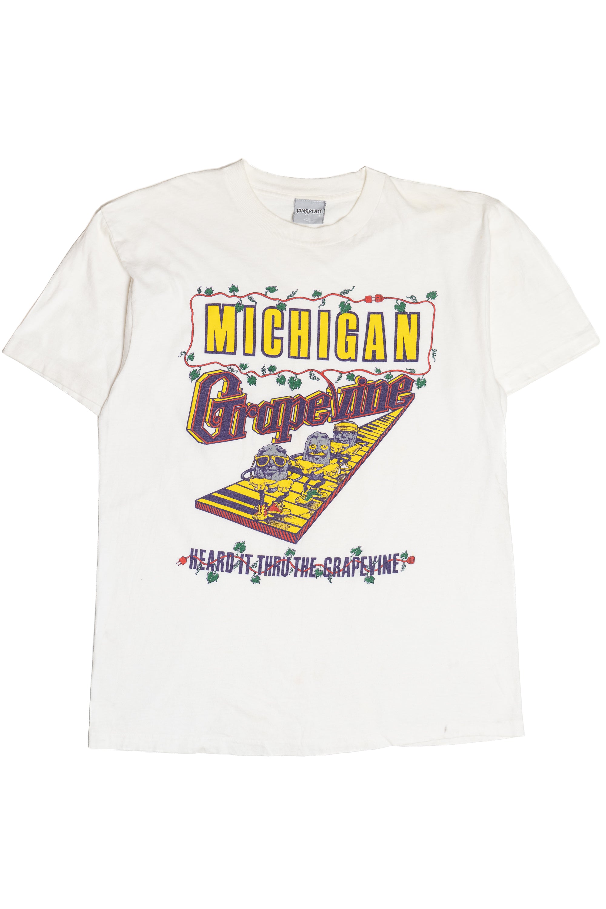 Vintage Michigan "Heard It Through The Grapevine" Raisins T-Shirt (1990s)
