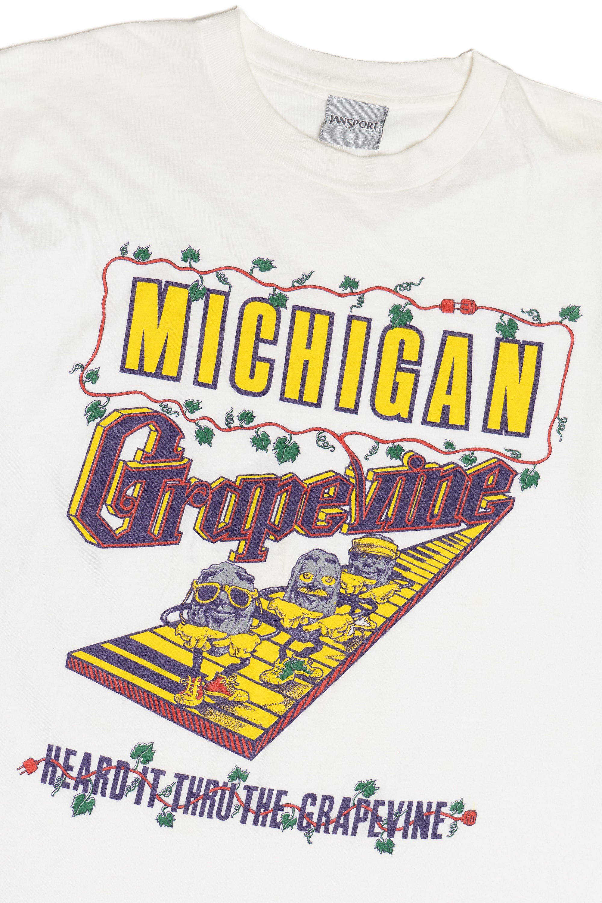 Vintage Michigan "Heard It Through The Grapevine" Raisins T-Shirt (1990s)