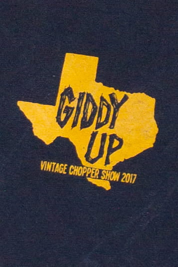 Giddy Up Vintage Chopper Show T-Shirt 