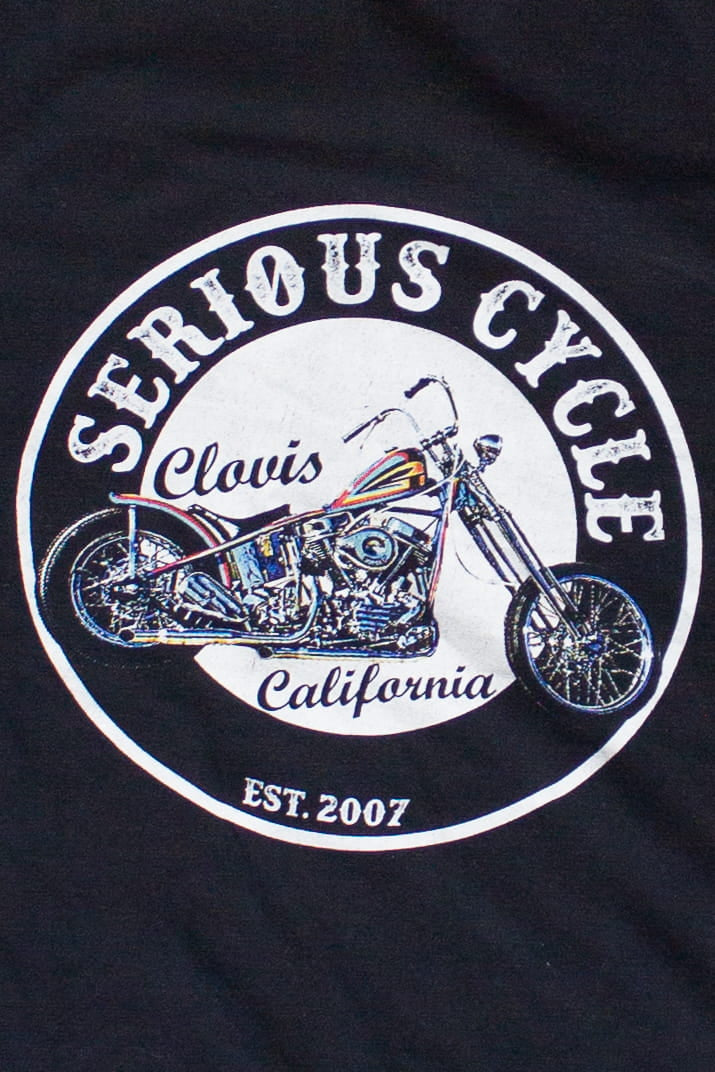 Serious Cycle Motorcycle Graphic T-Shirt