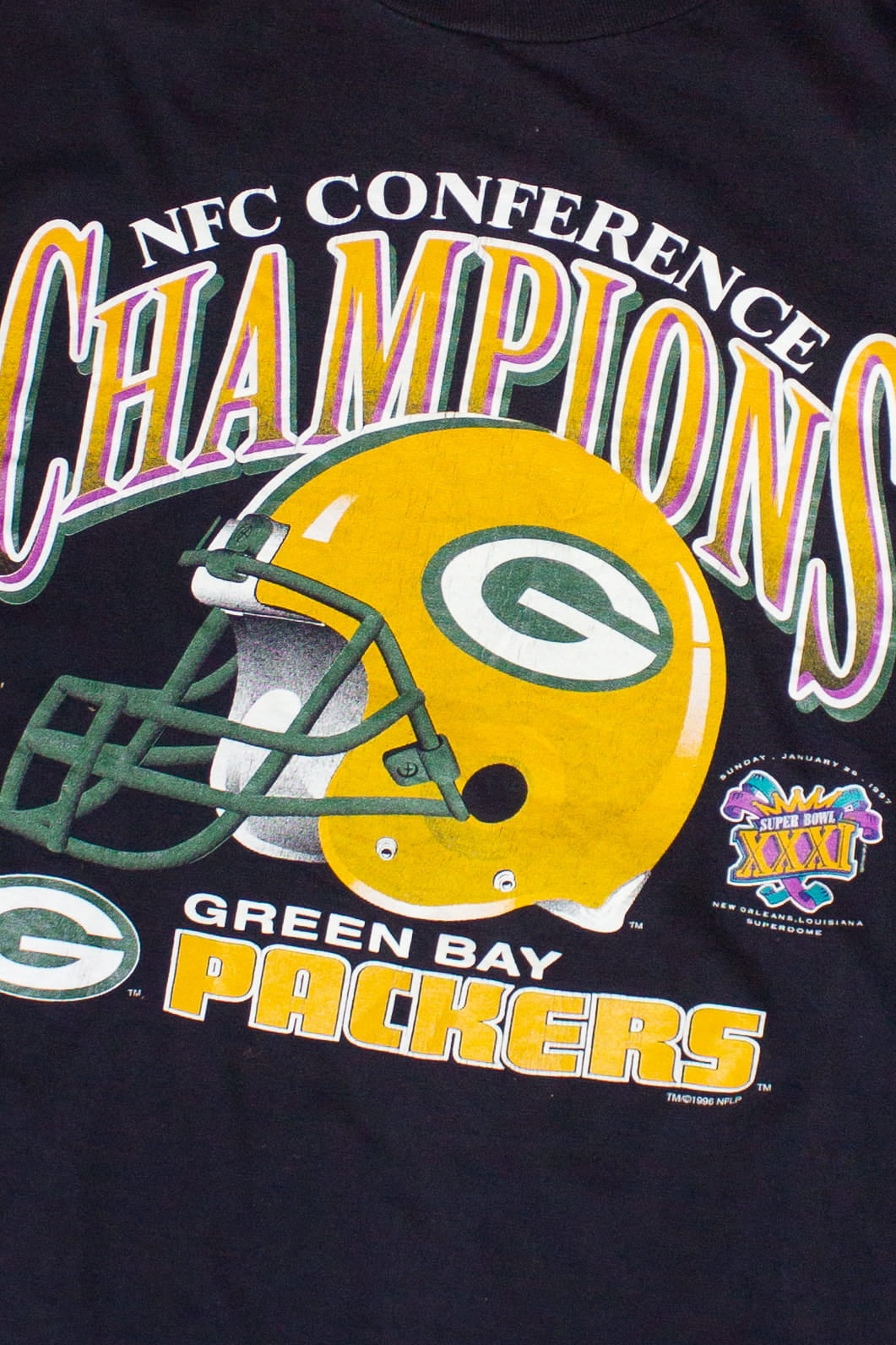 Vintage Green Bay Packers NFC Conference Champions T-Shirt (1996)