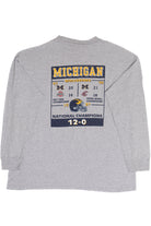 Vintage Michigan Wolverines 1997 National Champions Long Sleeve T-Shirt (1990s)