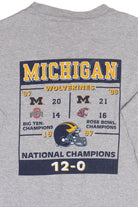 Vintage Michigan Wolverines 1997 National Champions Long Sleeve T-Shirt (1990s)
