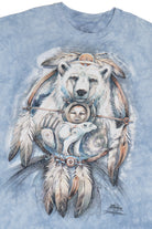 Dreamcatcher Polar Bear The Mountain Tie Dye T-Shirt
