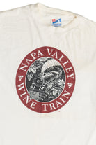Vintage Distressed Napa Valley Wine Train T-Shirt (1990s)