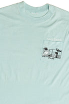 Vintage Distressed "Vero Beach Florida" Pocket T-Shirt (1990s)