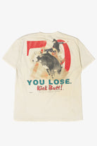 Vintage Distressed "Kick Butt! Gear" T-Shirt (1990s)