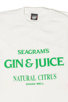 Vintage "Seagram's Gin & Juice Natural Citrus" T-Shirt (1990s)