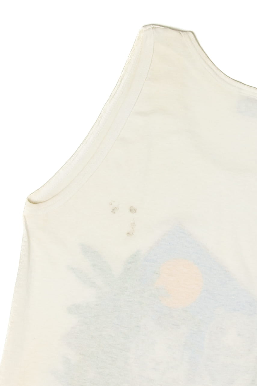 Vintage Distressed "Extinction is Forever" Busch Gardens White Tigers Sleeveless T-Shirt (1980s)