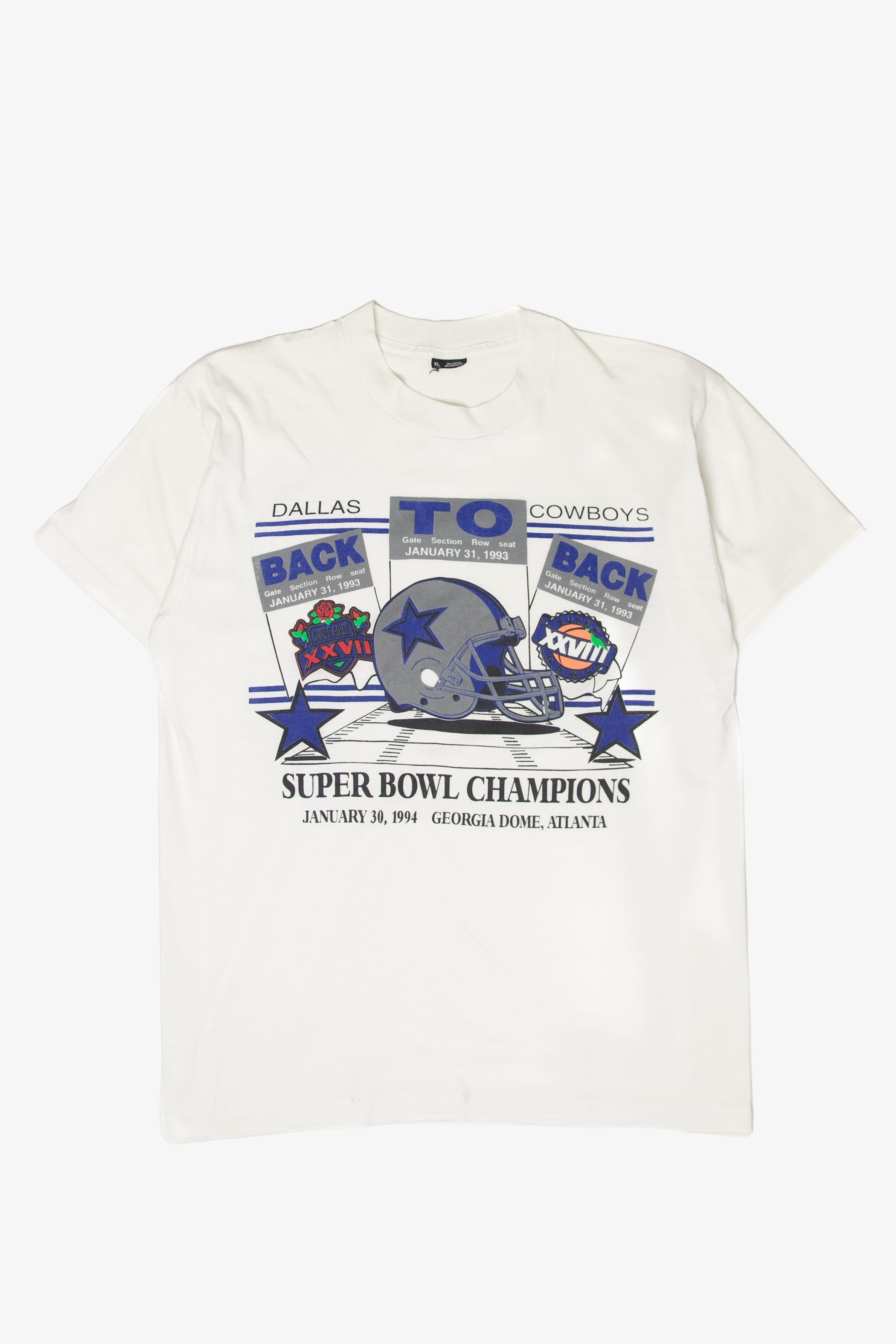 Vintage Dallas Cowboys Super Bowl Champions" T-Shirt (1990s)