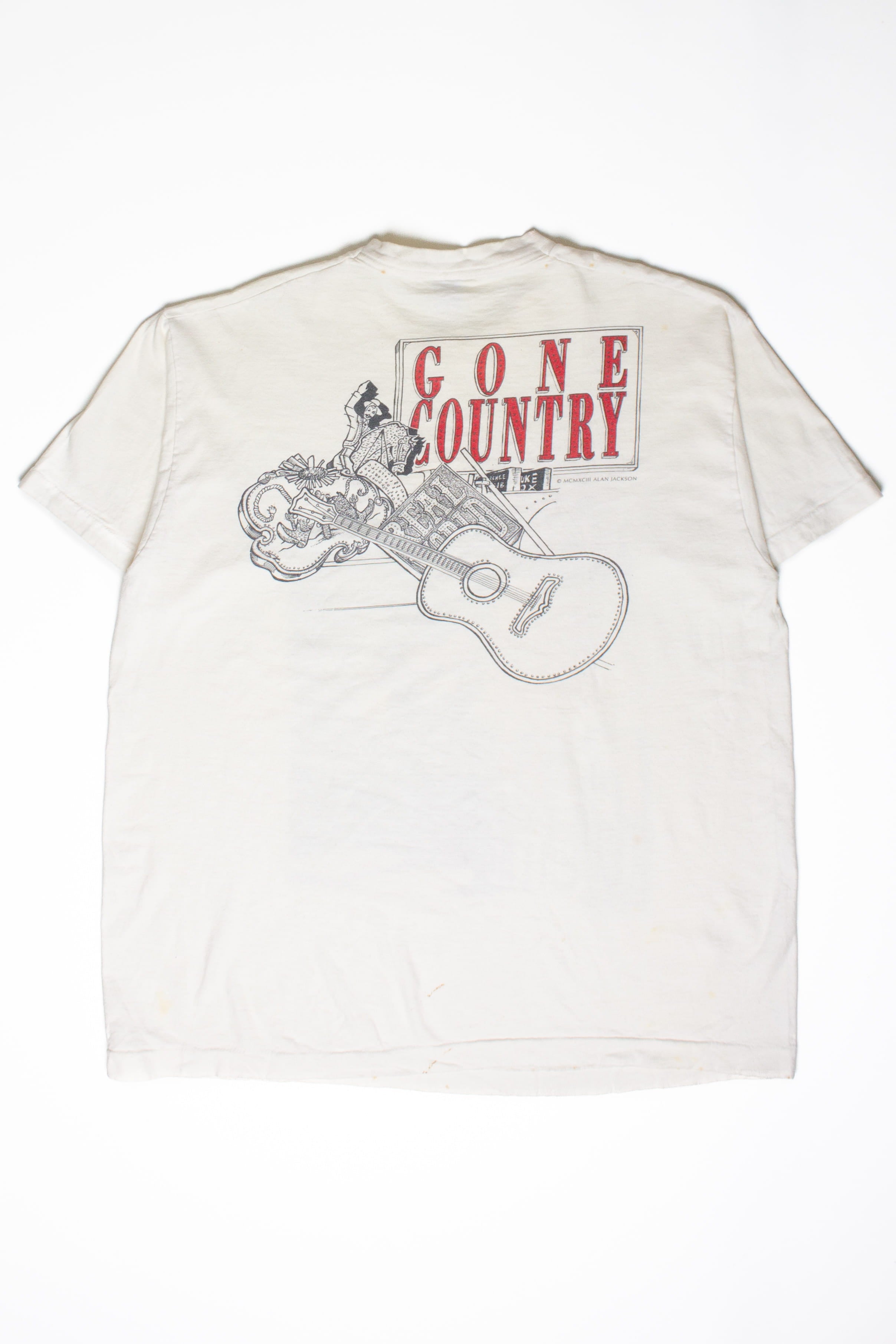 Vintage Alan Jackson Gone Country T-Shirt (1990s)