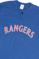 Vintage Texas Rangers MLB Majestic Two Button T-Shirt (1990s)