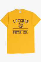 Vintage Lutcher Phys. Ed Bulldog Logo Russell Athletic T-Shirt (1990s)