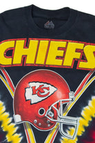 Recycled Tie-Dye Kansas City Chiefs Majestic T-Shirt