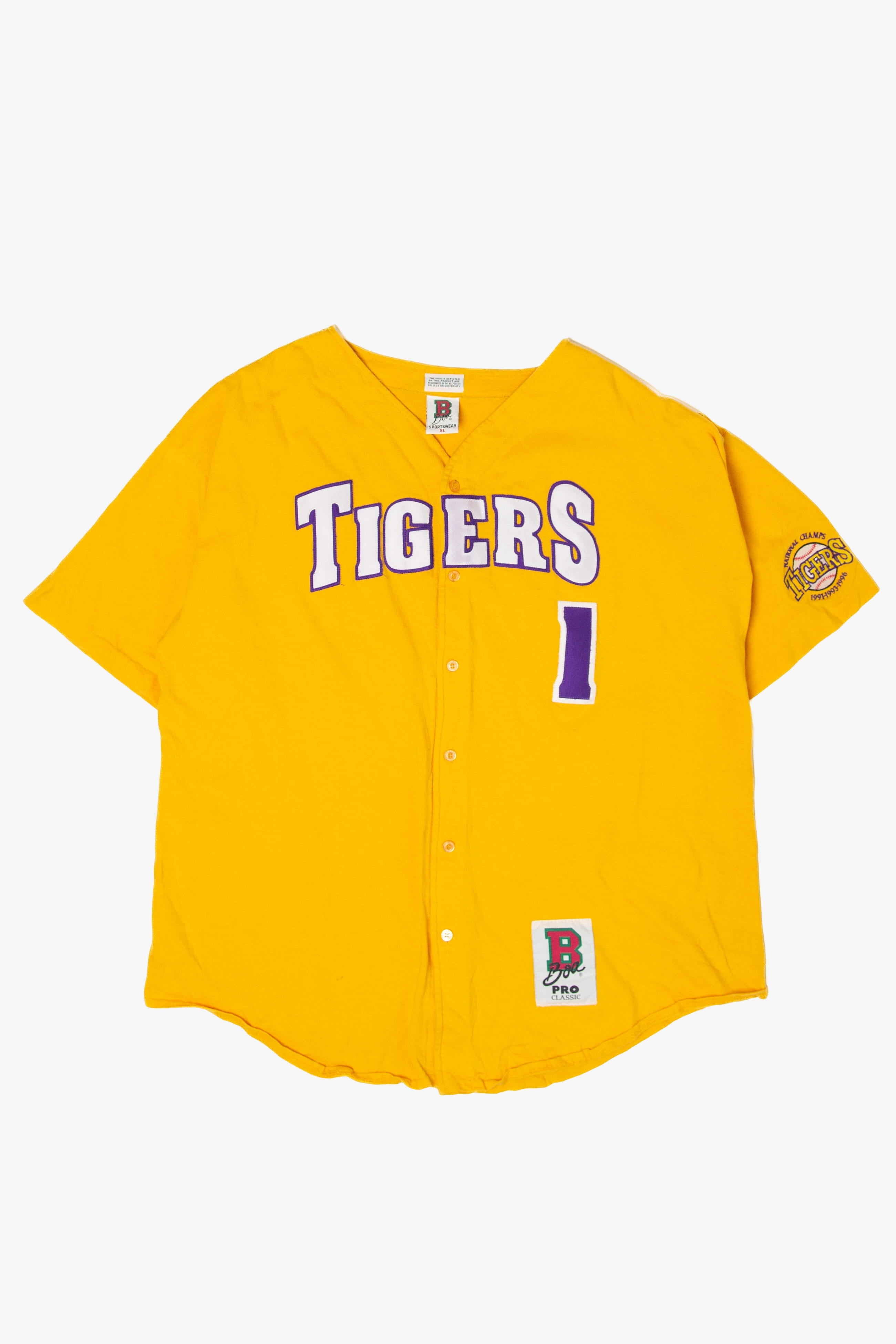 Vintage Tigers Baseball National Champs Shirt (1990s)