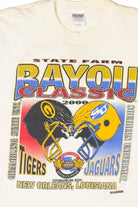 Vintage State Farm Bayou Classic Tigers vs Jaguars Football T-Shirt (2000s)
