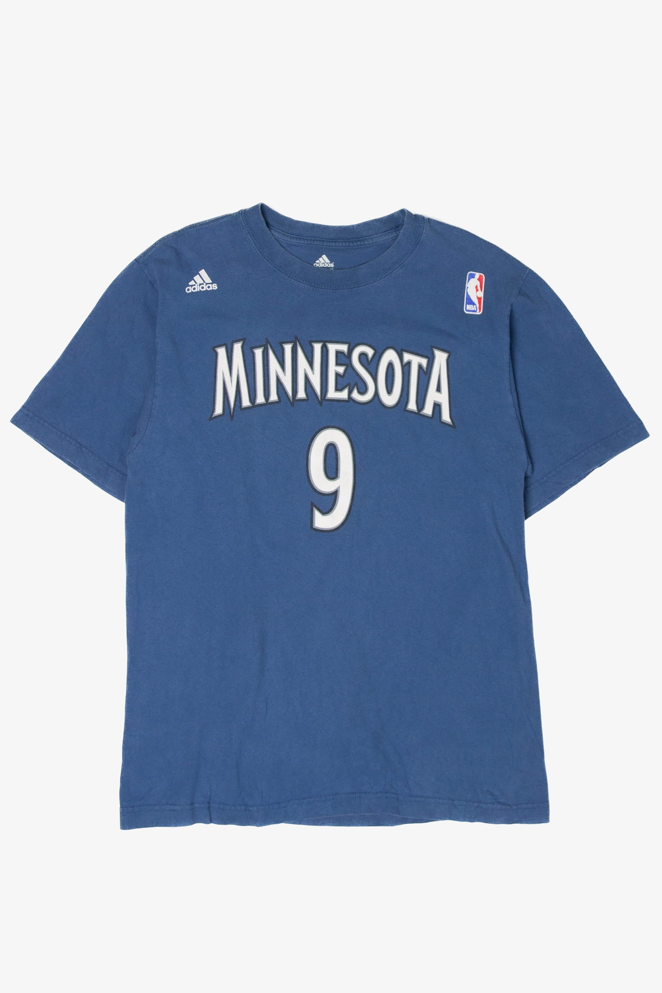 Recycled Minnesota Timberwolves Ricky Rubio #9 NBA T-Shirt (2010s)