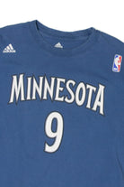 Recycled Minnesota Timberwolves Ricky Rubio #9 NBA T-Shirt (2010s)