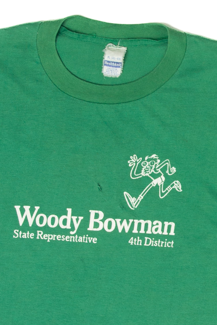 Vintage Woody Bowman State Representative T-Shirt (1990s)