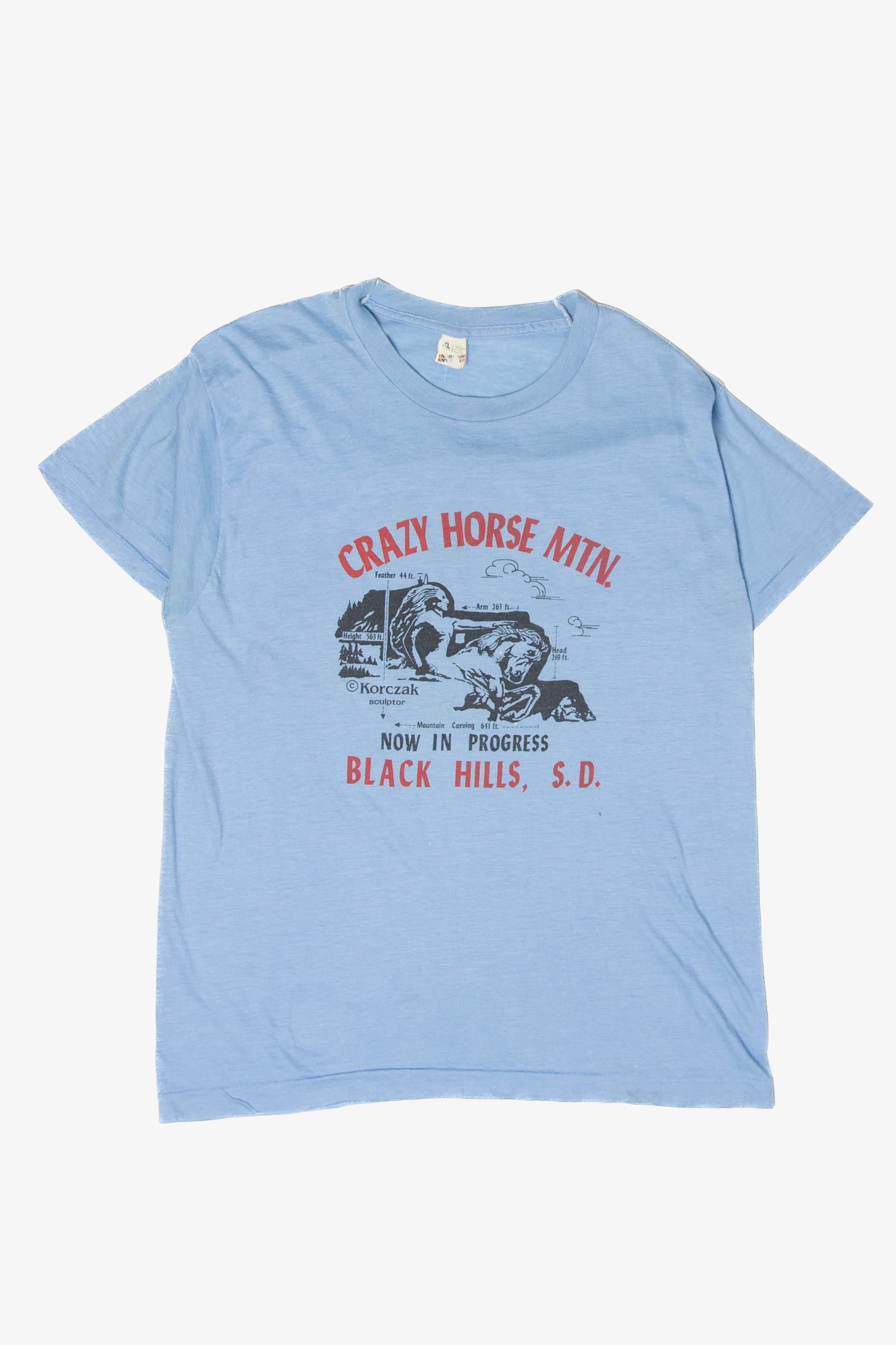 Vintage Crazy Horse Monument T-Shirt (1980s)