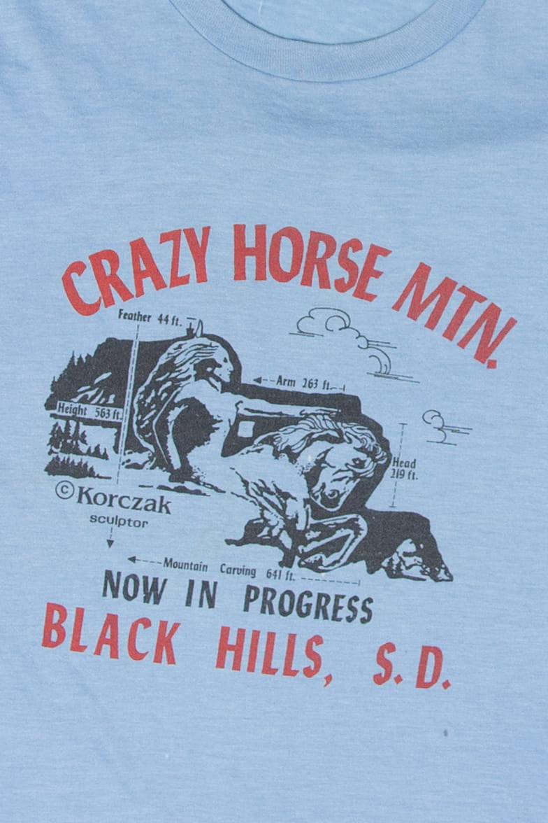 Vintage Crazy Horse Monument T-Shirt (1980s)