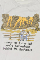 Vintage Funny Mount Rushmore T-Shirt (1970s)