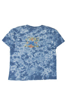 Vintage Tiger On A Surfboard "Savage Extreme" Tie Dye T-Shirt (1990s)