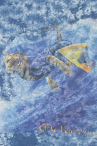 Vintage Tiger On A Surfboard "Savage Extreme" Tie Dye T-Shirt (1990s)