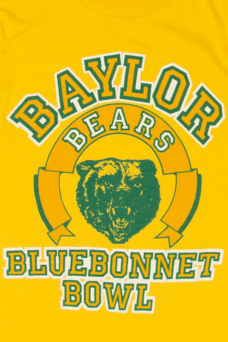 Vintage Baylor Bears Bluebonnet Bowl T-Shirt (1990s)