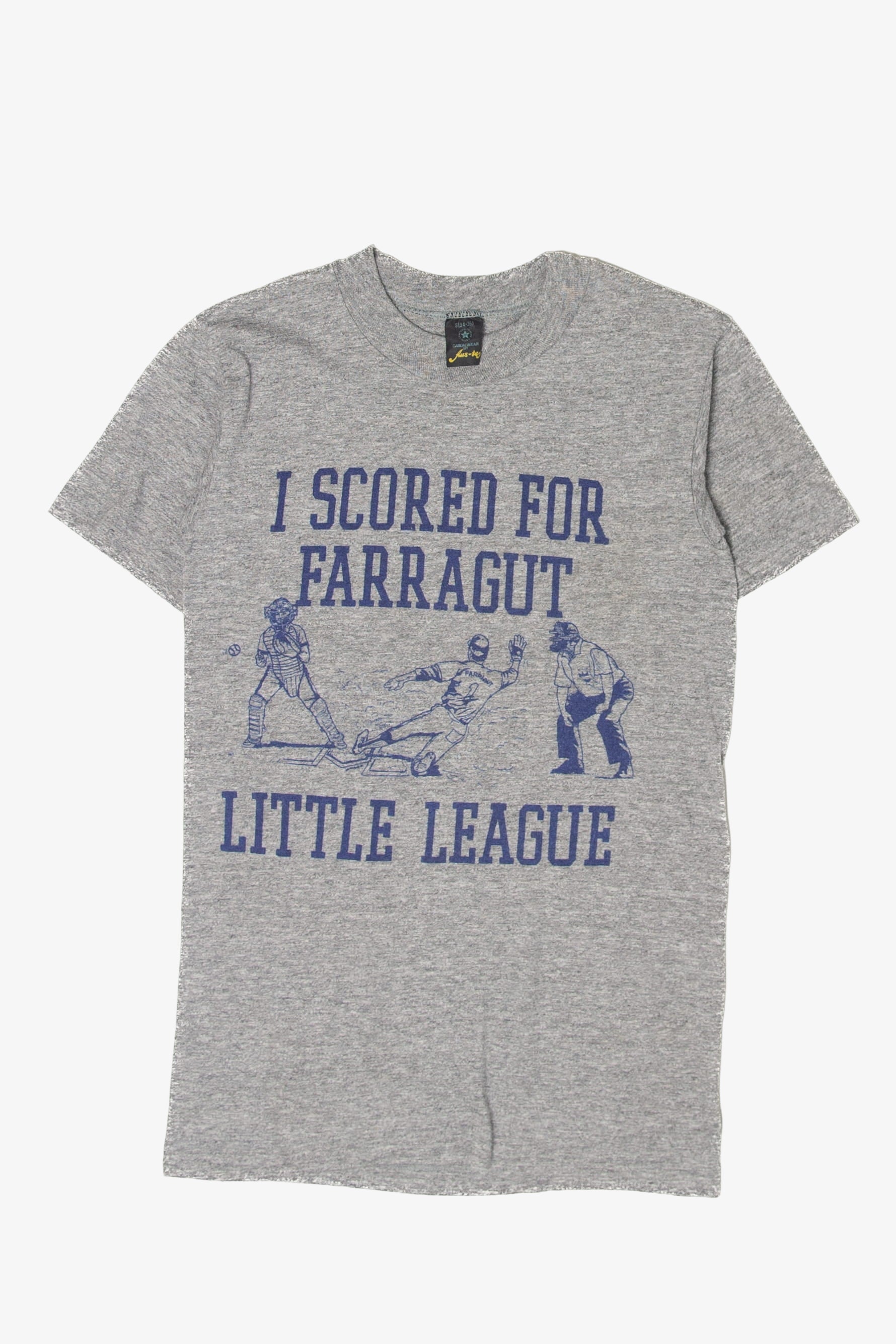 Vintage I Scored For Farragut Little League T-Shirt (1980s)