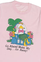 Vintage "Go Away!" Vacation Duck Graphic T-Shirt (1990s)