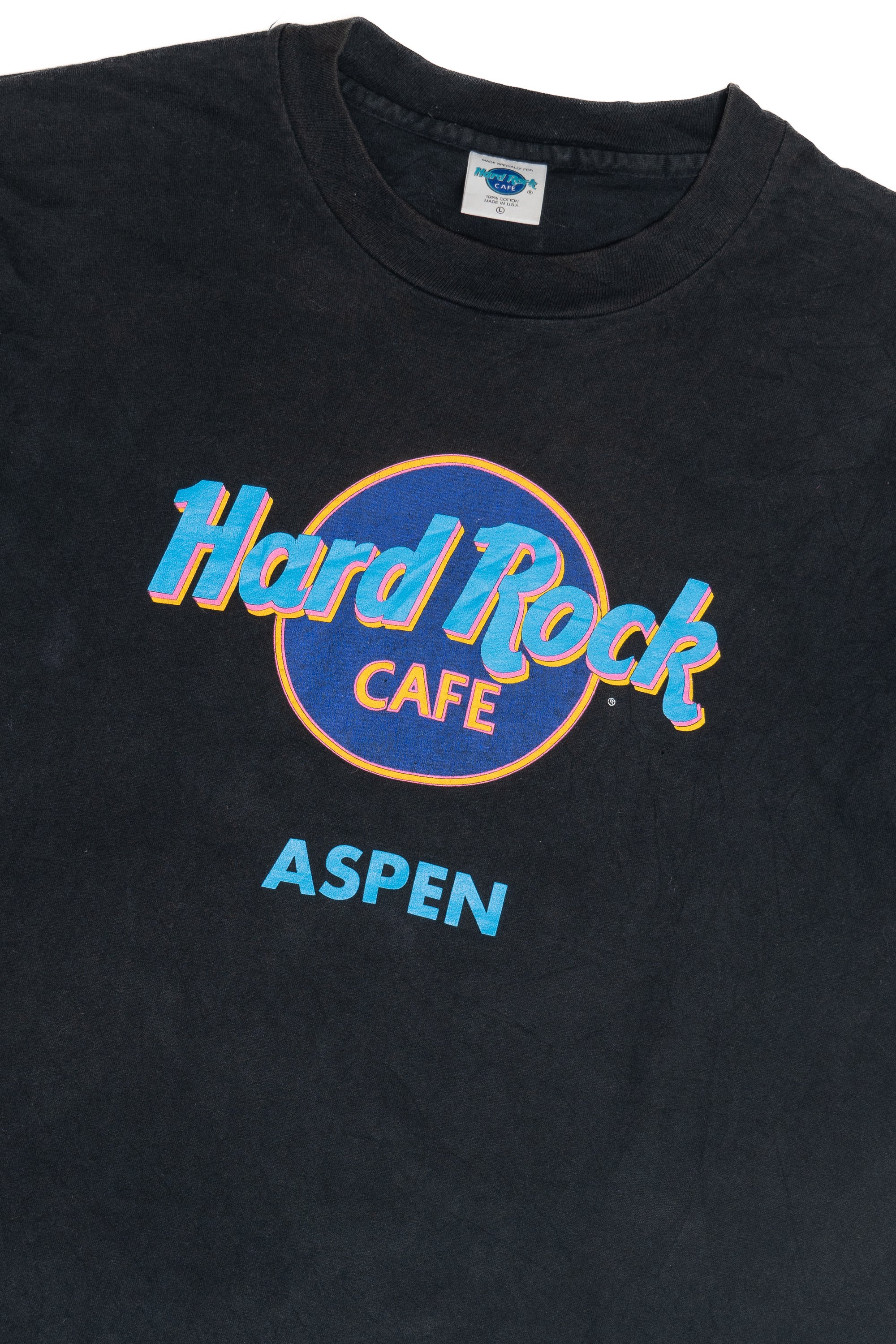 Vintage Hard Rock Cafe Aspen Single Stitch T-Shirt (1990s)