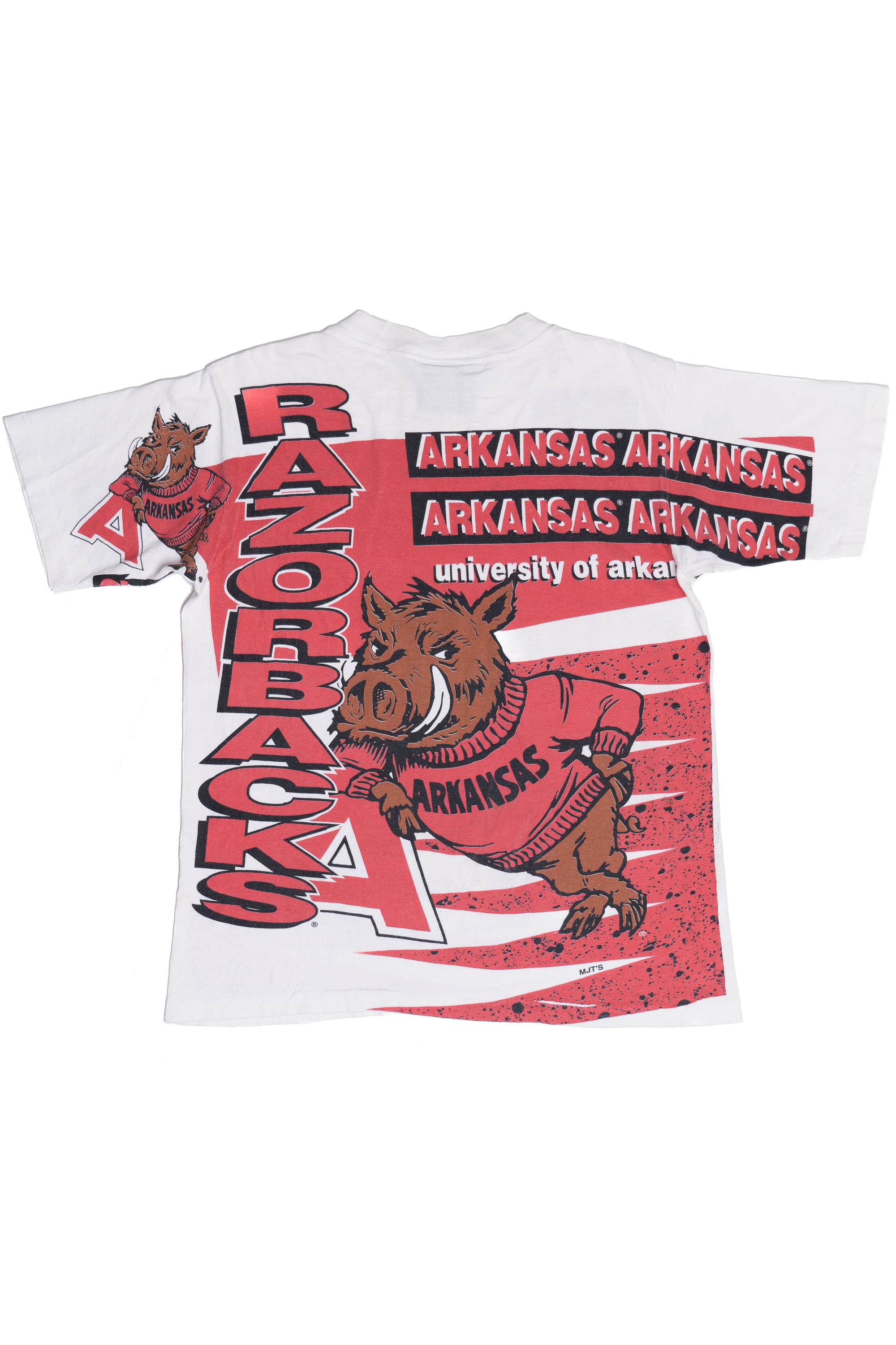 Vintage University Of Arkansas Razorbacks All Over Print T-Shirt (1990s)