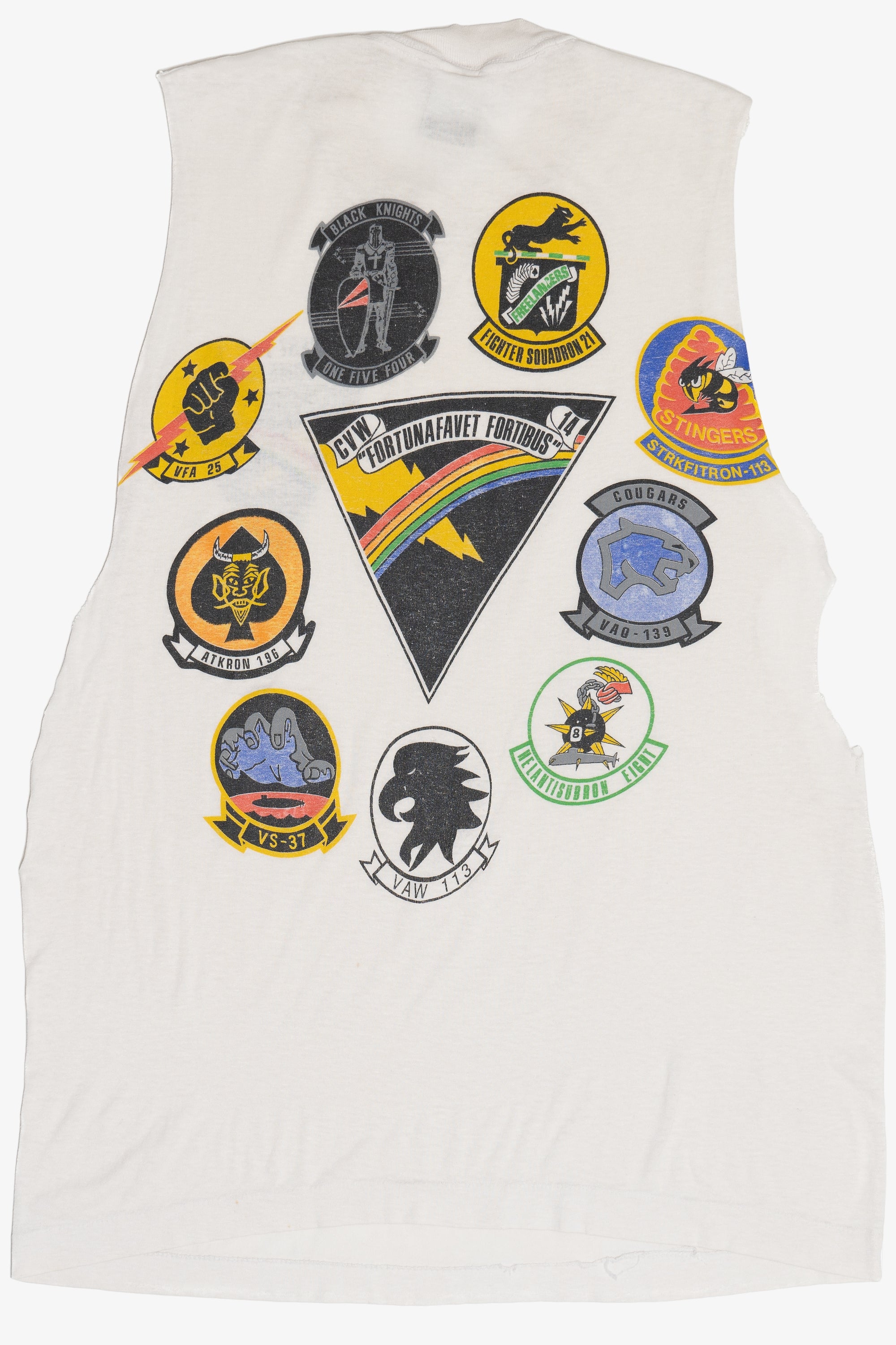 Vintage West Pac '89 USS Constellation US Navy Squadron Insignia T-Shirt