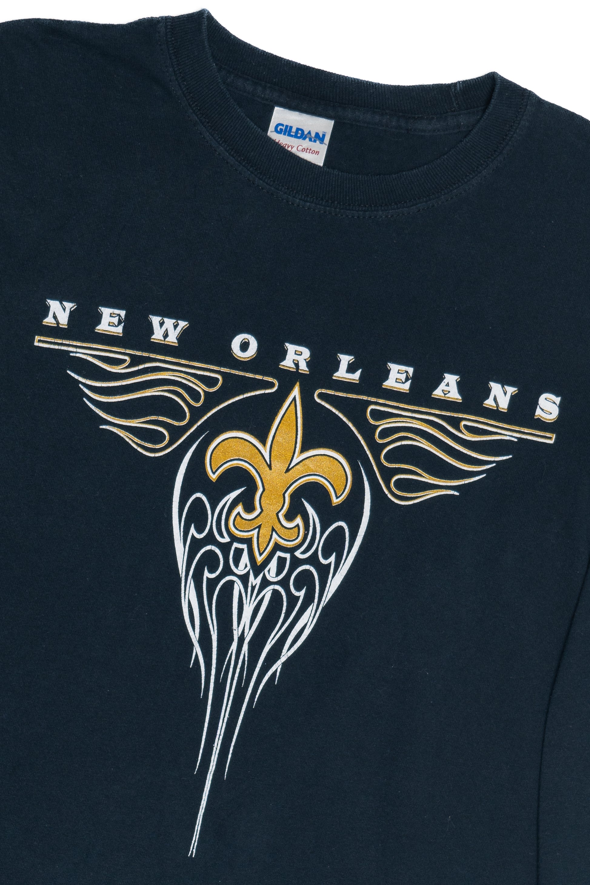 Vintage New Orleans Flame Sleeve Long Sleeve T-Shirt (2000s)