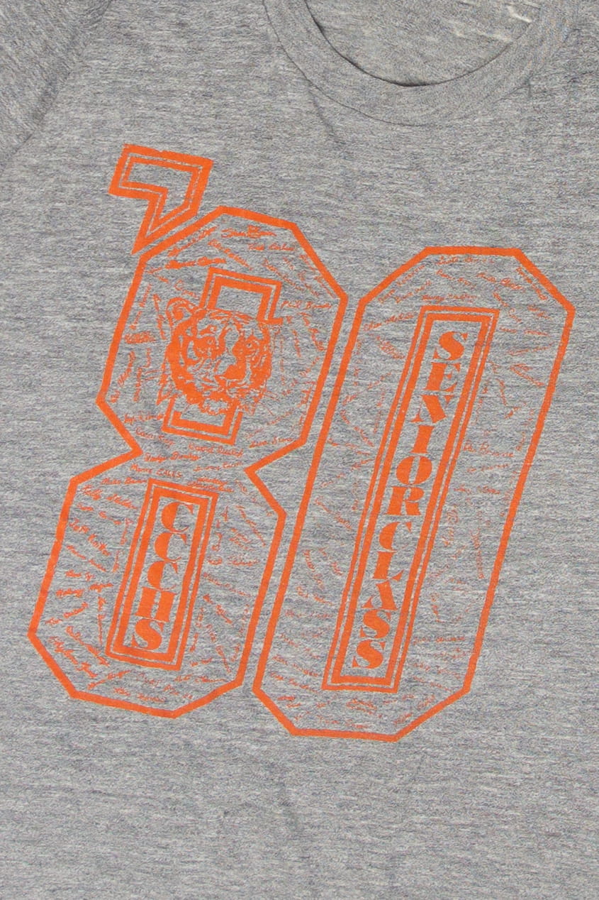 Vintage Distressed CCCHS Senior Class T-Shirt (1980s)