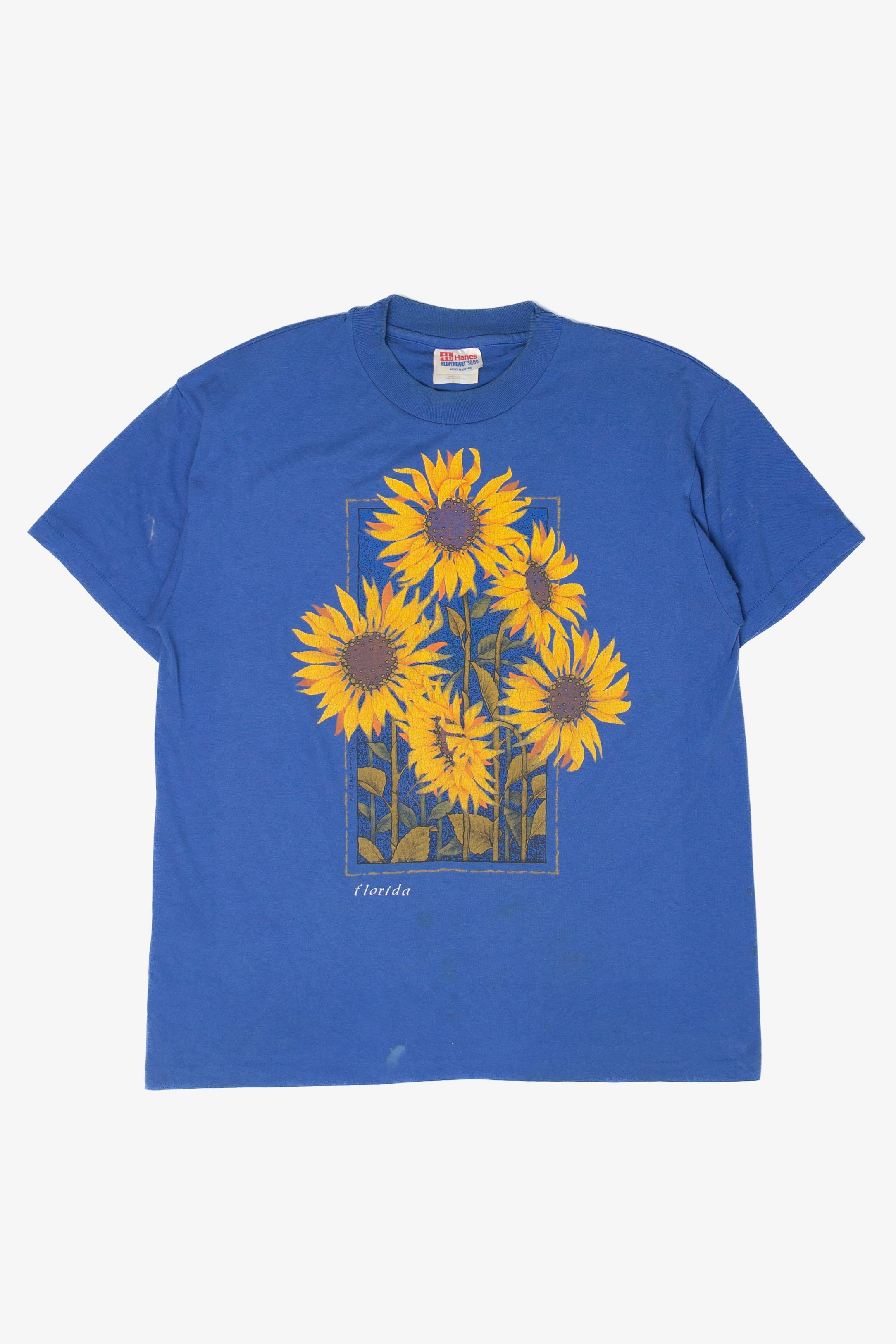 Vintage Sunflowers Florida T-Shirt (1990s)