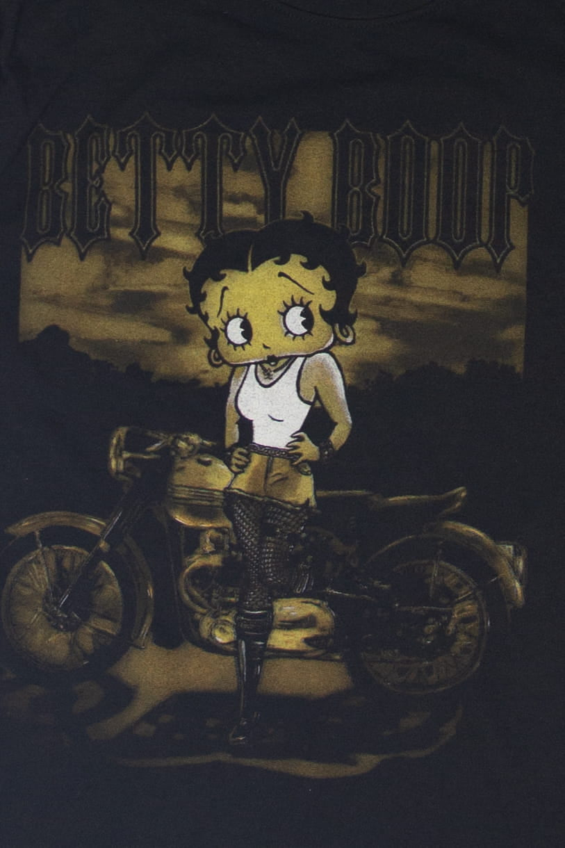 Recycled Betty Boop Motorcycle T-Shirt (2010s)