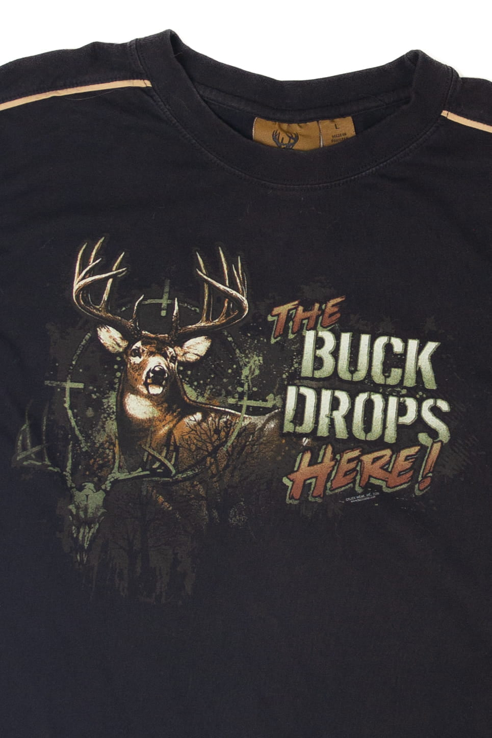Buckwear "The Buck Drops Here" Long Sleeve T-Shirt (2000s)