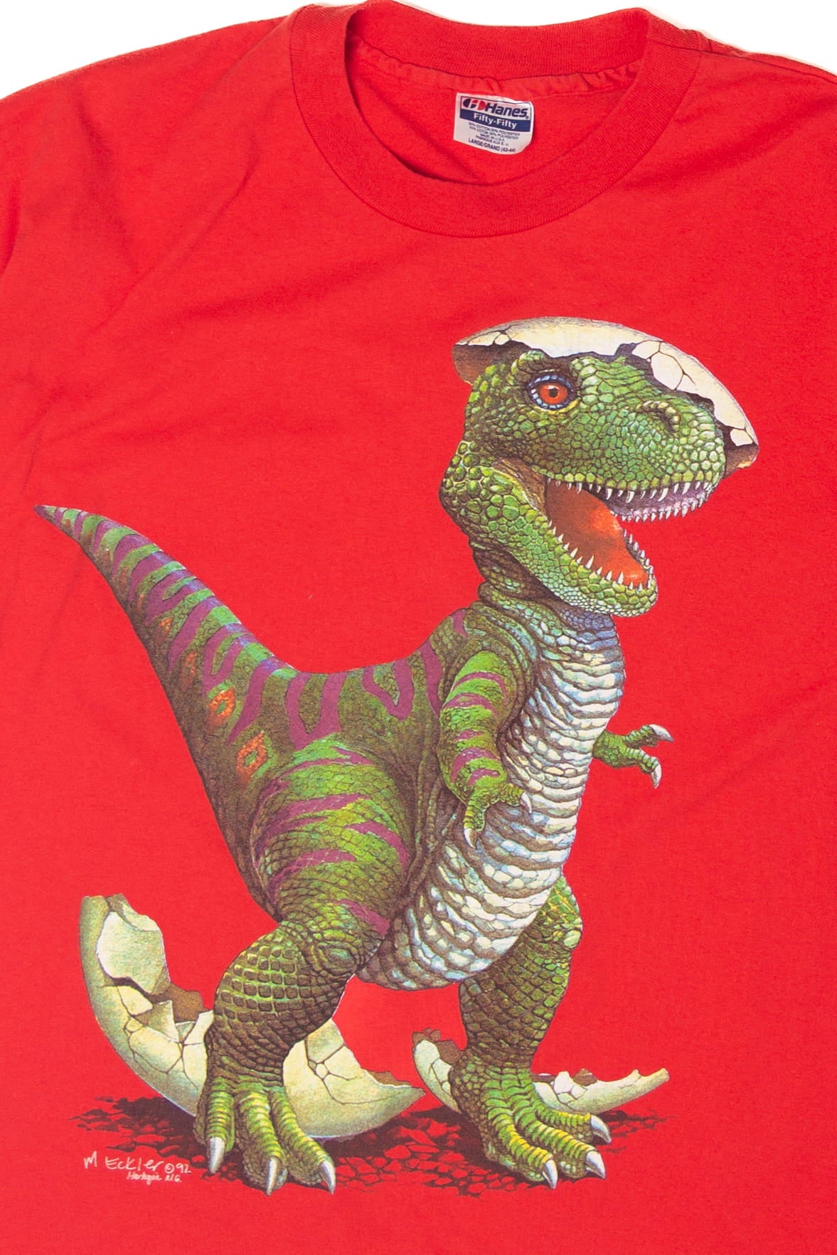 Vintage Children's Museum Of Indianapolis Dinosaur T-Shirt (1990s)