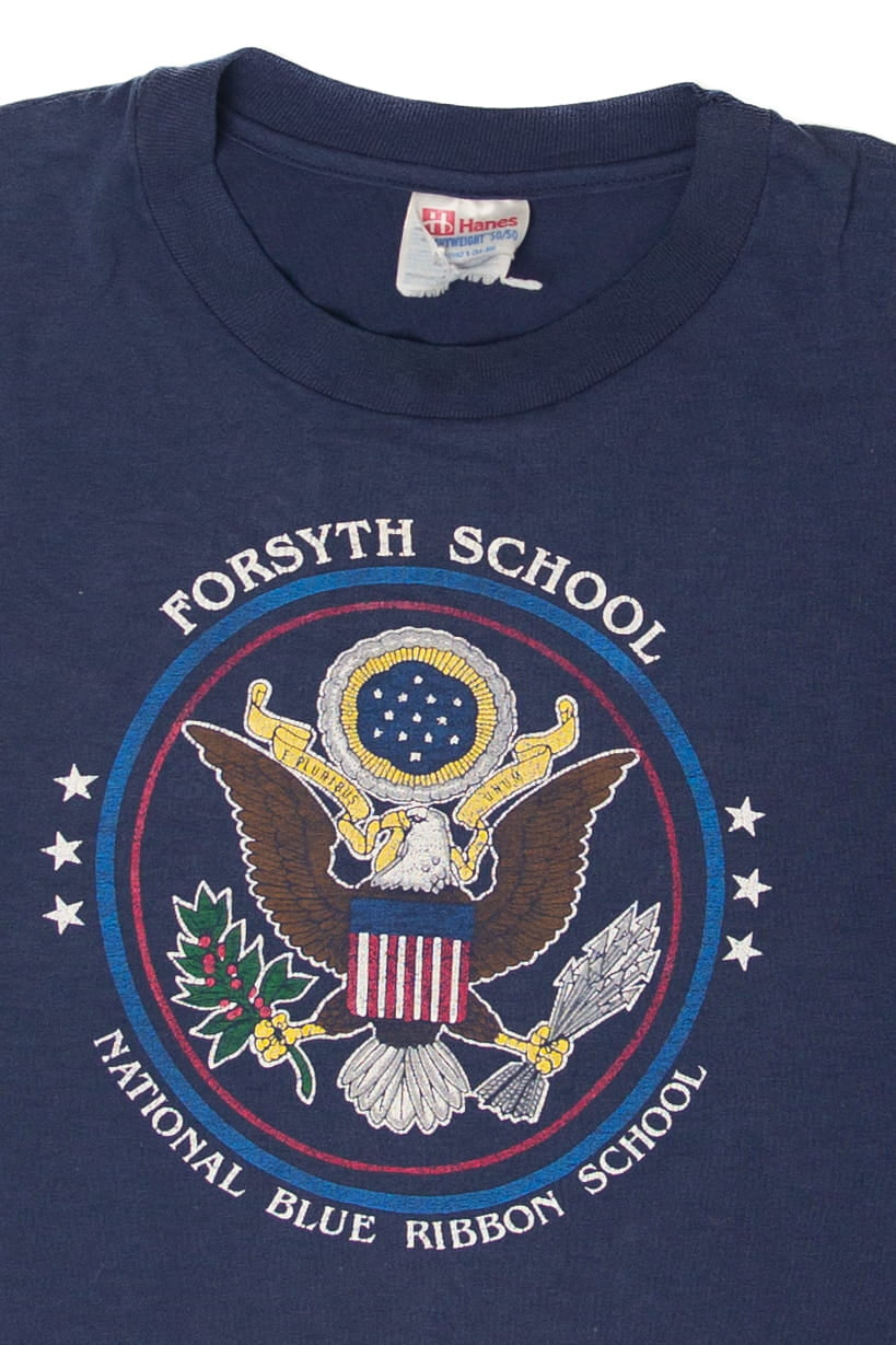 Vintage Forsyth School National Blue Ribbon T-Shirt (1990s)