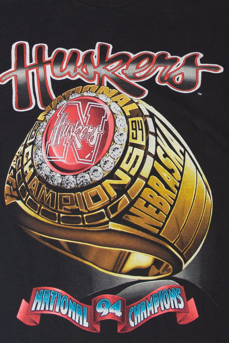 Vintage Huskers National Champions T-Shirt (1990s)
