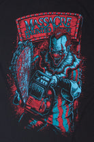 Chainsaw Killer Clown "Massacre Haunted House" T-Shirt
