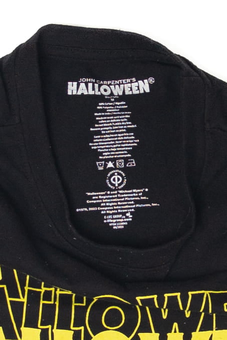Recycled Halloween "The Trick Is To Stay Alive" T-Shirt (2020s)